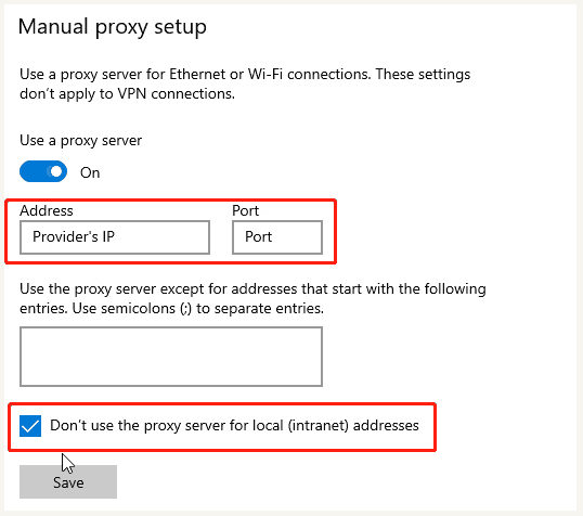 适用于 Windows 的 Chrome 代理设置5