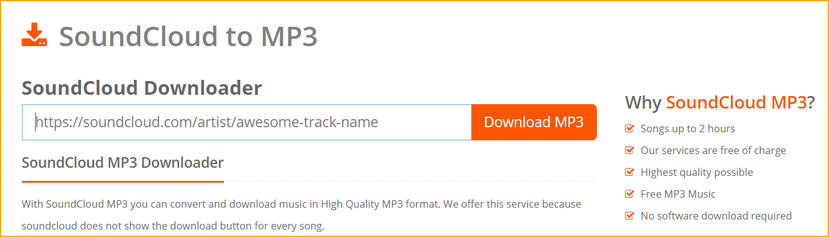 SoundCloud Mp3 下载器