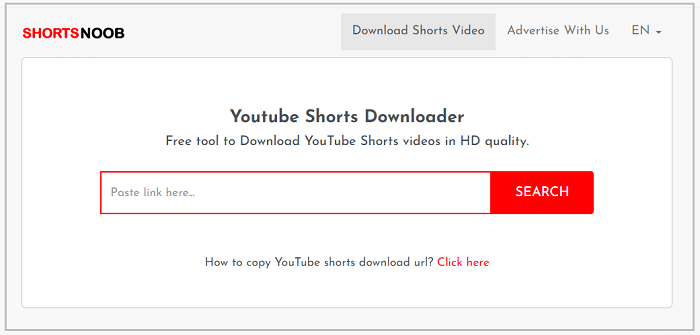 Shortsnoob 视频下载器