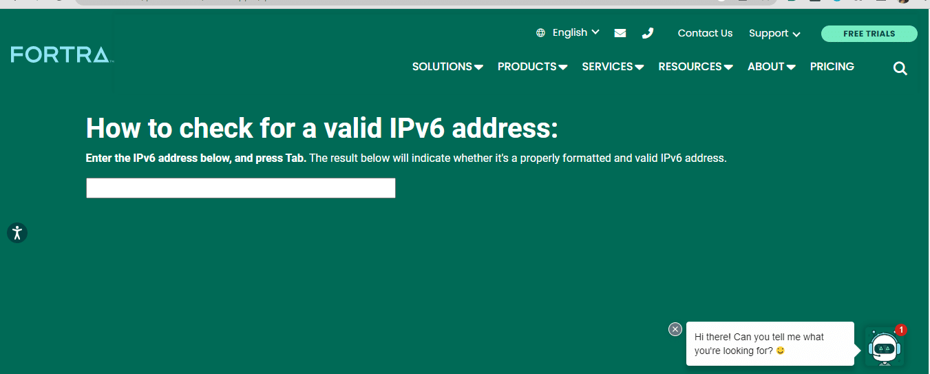 Fortra IPv6