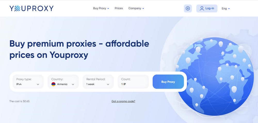 Youproxy Homepage