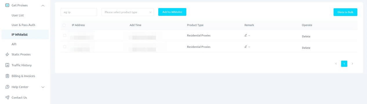 lumiproxy ip whitelist