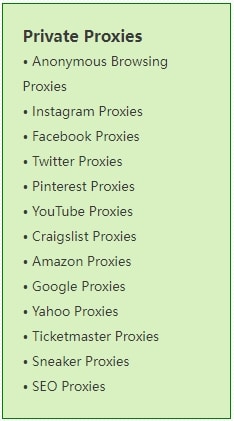 InstantProxies IP paket