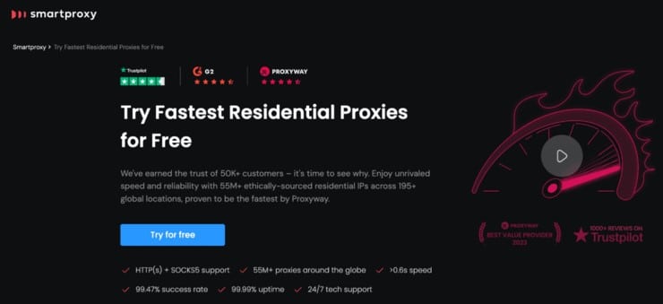 Smartproxy 蒸汽代理