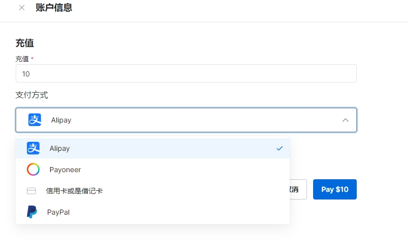 brightdata充值